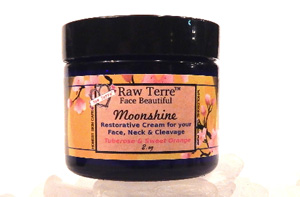 Raw Terre face food products
