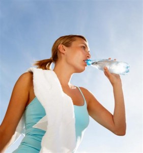 drinking water helps with healthy skin