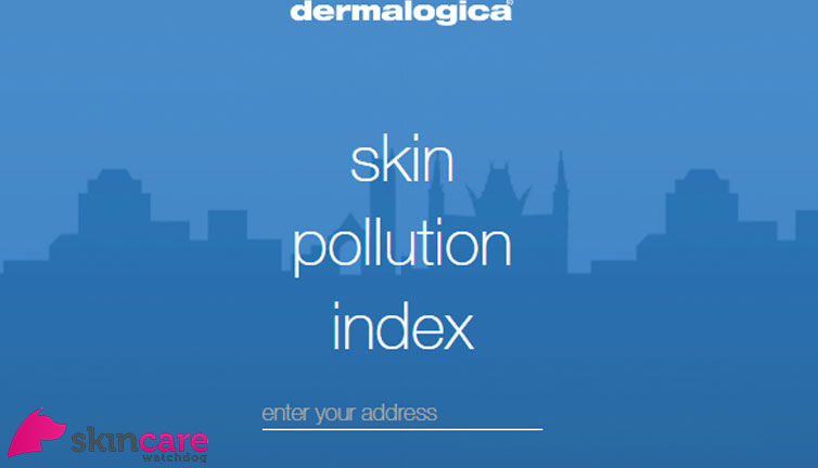 Skin pollution index app